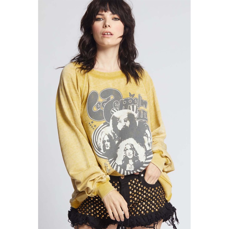 Led Zeppelin Band Sweater 301880 Mustard