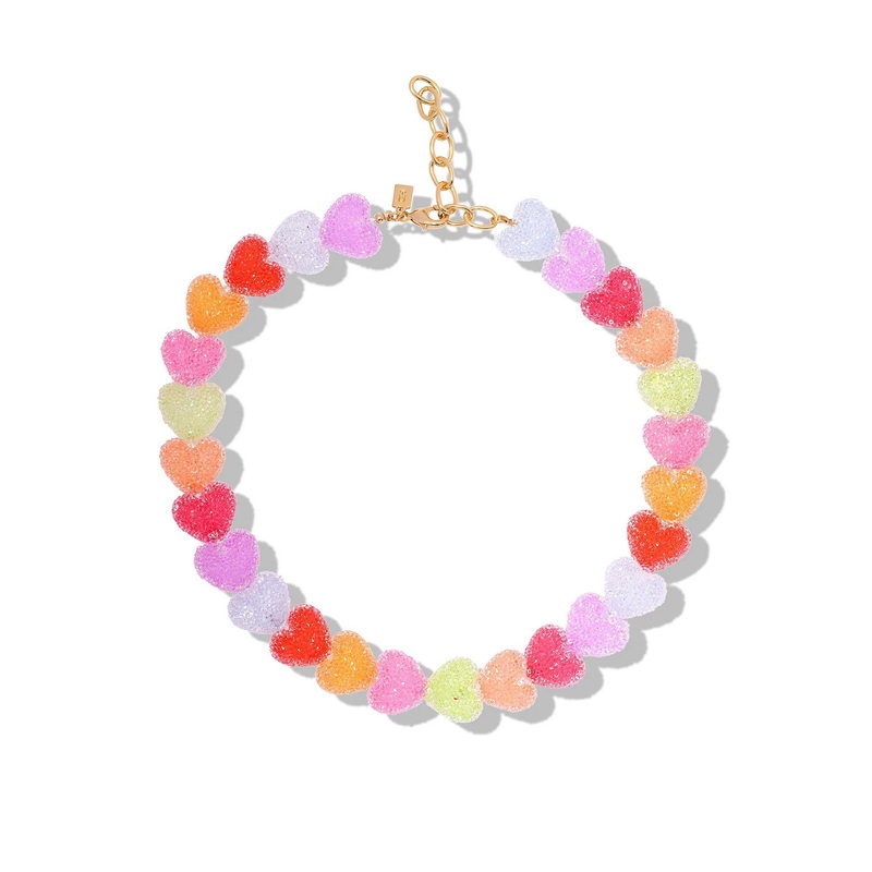 Necklace Jelly He Jelly Heart N Multi
