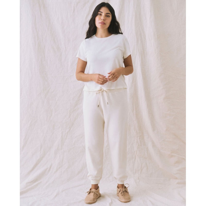 Pants B590085 Washed-White