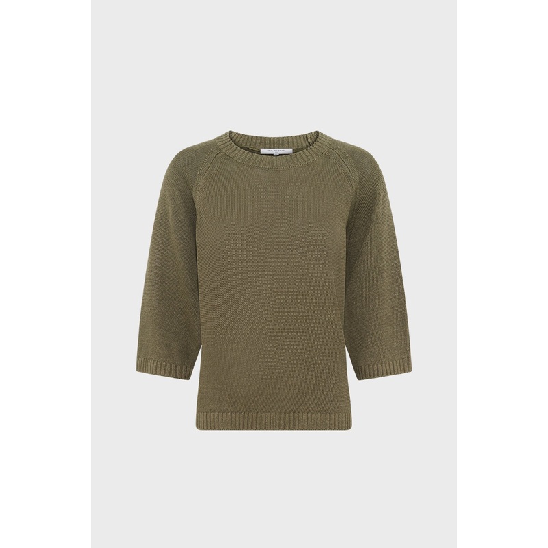 Pullover/vest Joslyn Dbu27b217 Khaki-Green