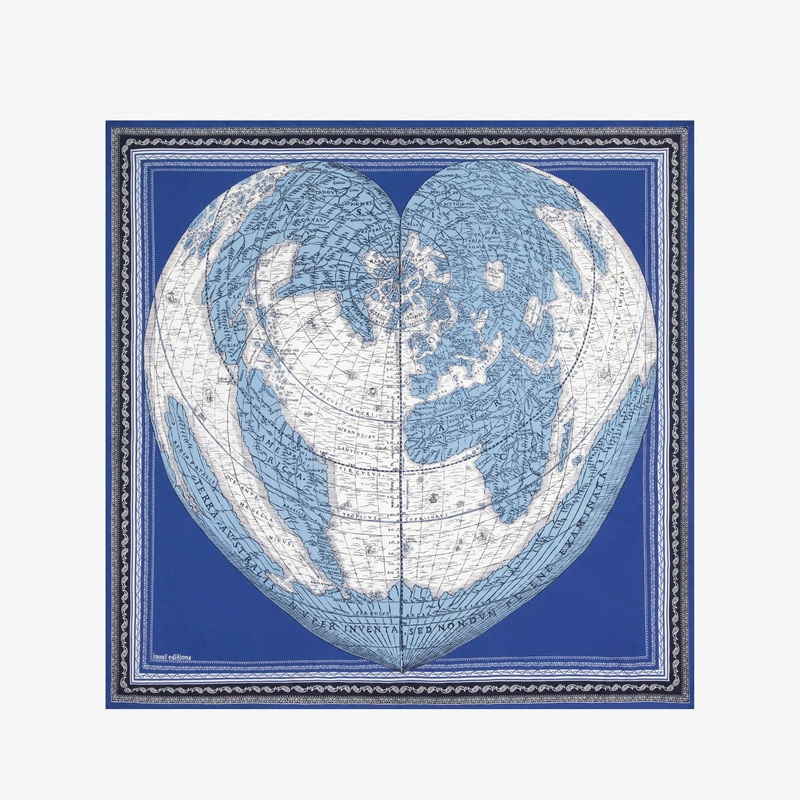 Scarf Ca211ma04 Blue