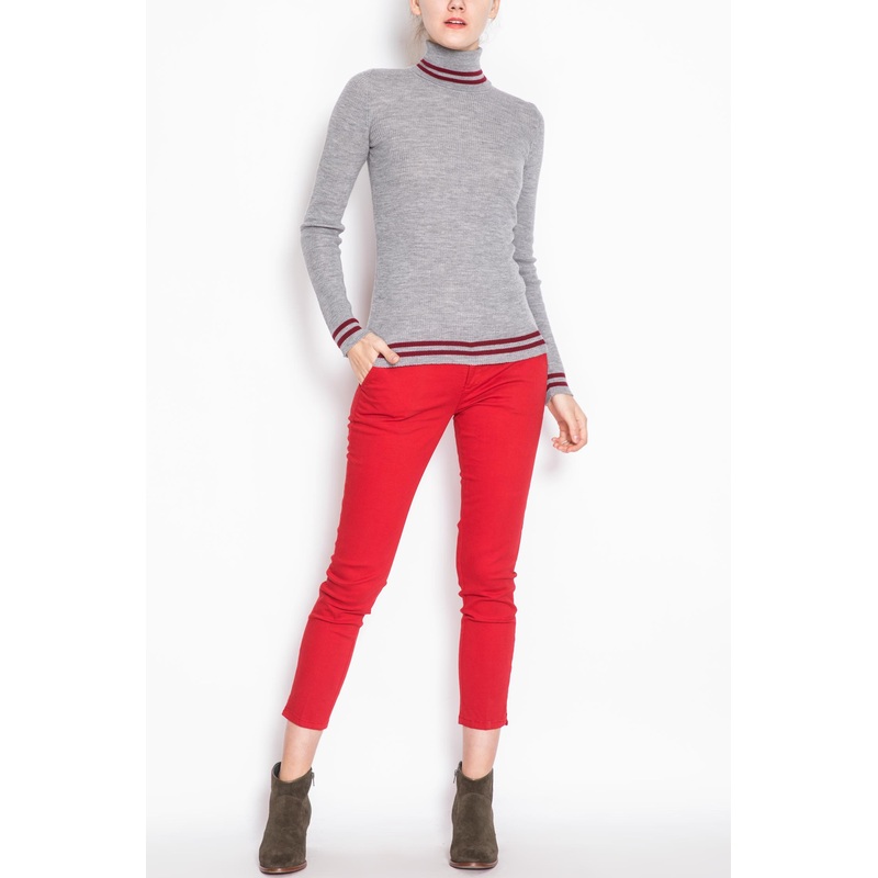 Low Rise Calf-length Pants