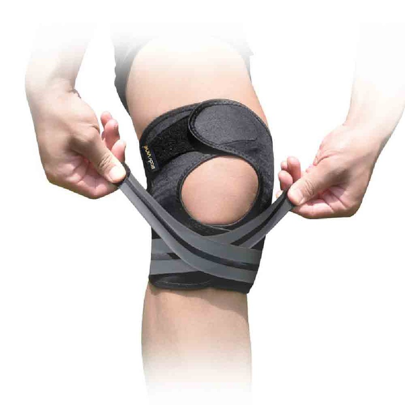360 Adjustable Knee Support-Patella straps  - 1