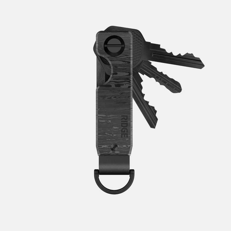 Ridge KeyCase - Black Damascus