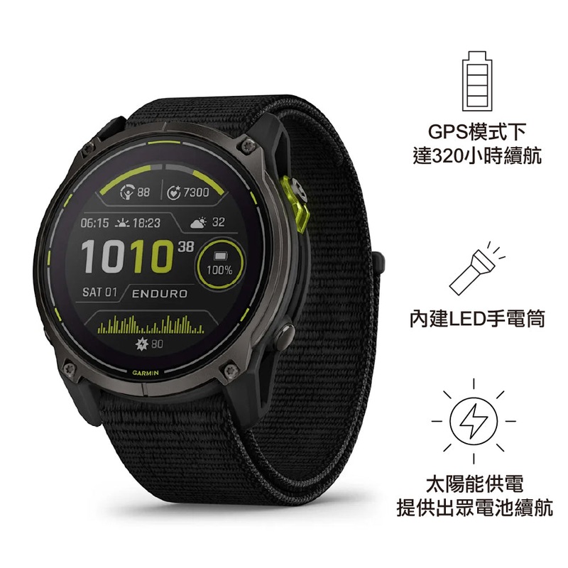 VIP  PreSale VIP Discount Earliest arrival around 2-8 weeks GPS  Enduro 3 Sapphire Carbon Gray DLC Titanium with Black Nylon