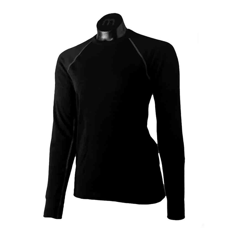 W Round Neck Long Sleeves Dual Tech Shirt