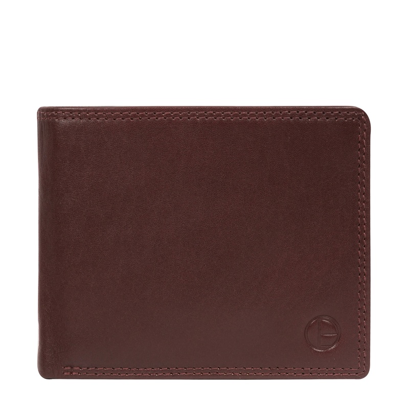'Barracuda' Brown Leather Bi-Fold Wallet