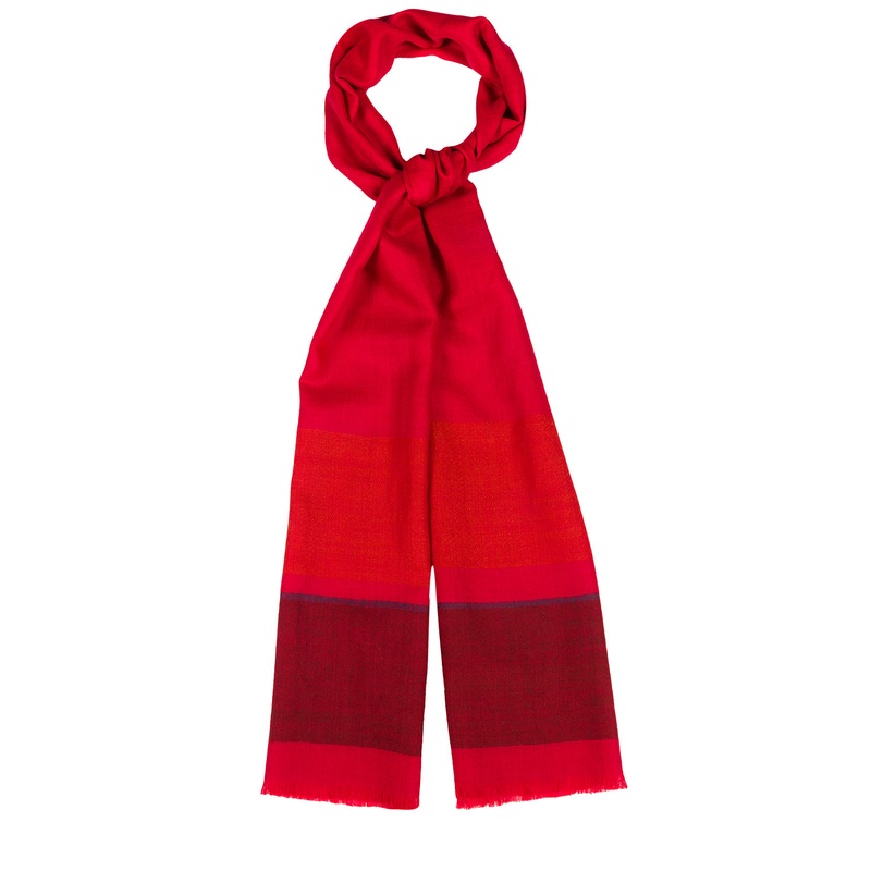 'Blur' Cashmere & Merino Wool Pashmina