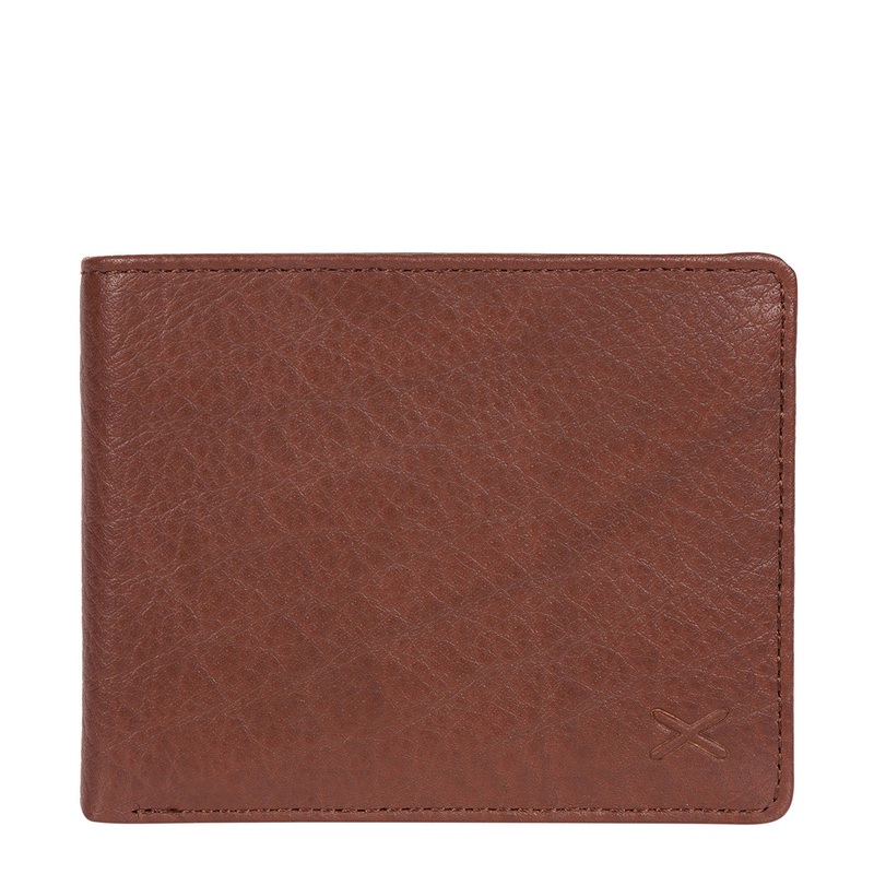 'Cooper' Brown Bi-Fold Leather Wallet