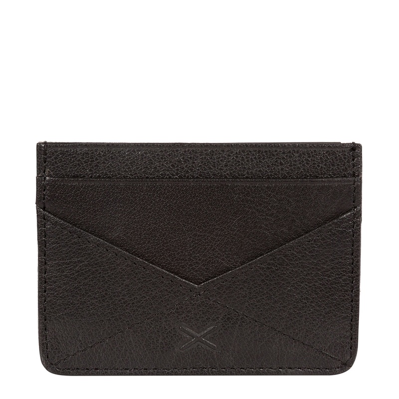 'Daltrey' Black Leather Card Holder