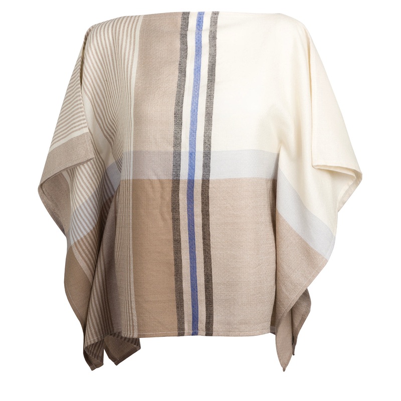 'Hex' 100% Merino Wool Poncho