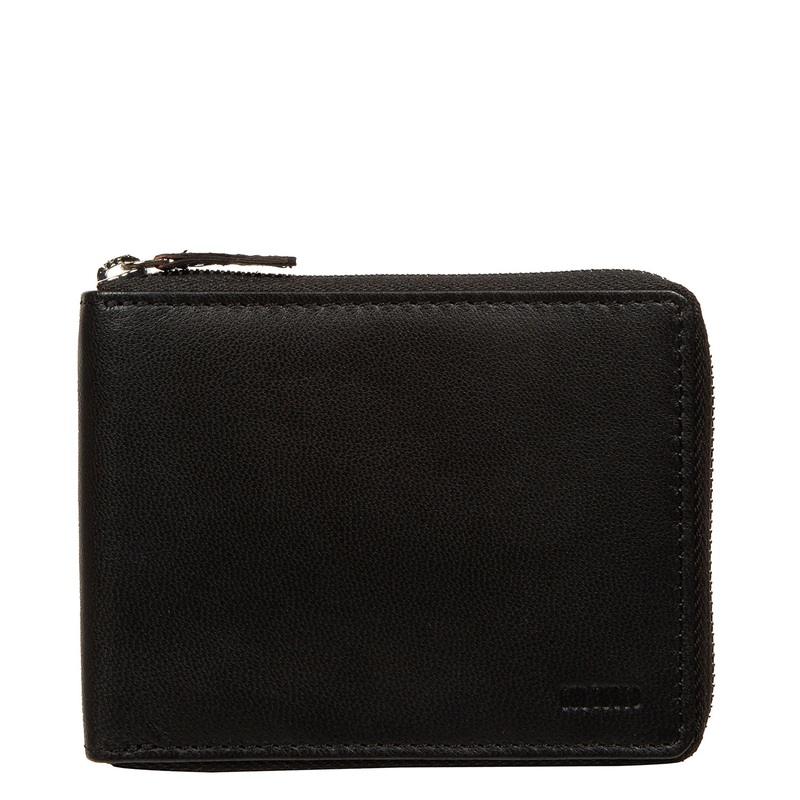 'James' Black Leather Wallet