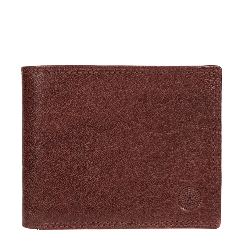 'Jared' Conker Brown Handcrafted Leather Wallet