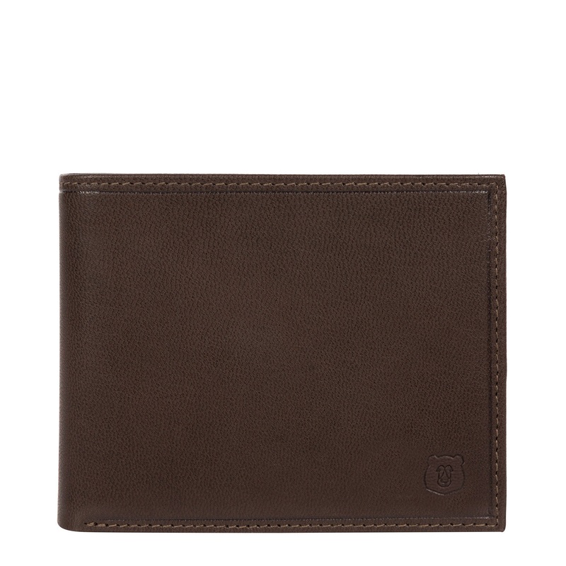 'Njord' Dark Brown Leather Bi-Fold Wallet