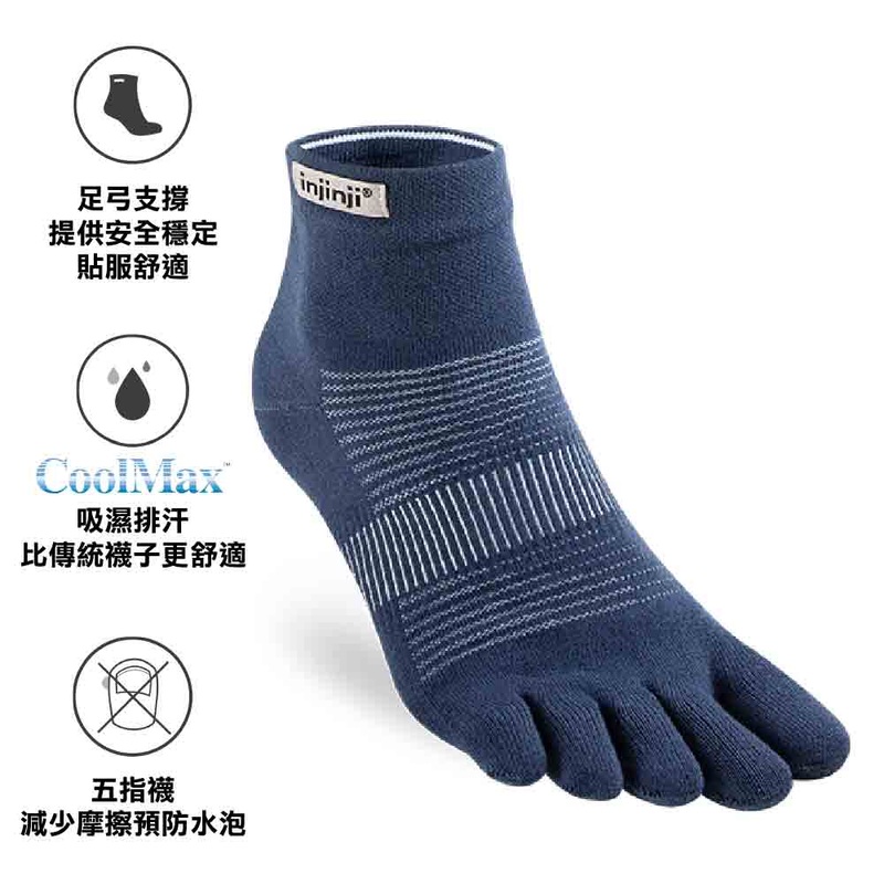 Run Original Weight Mini-Crew Coolmax