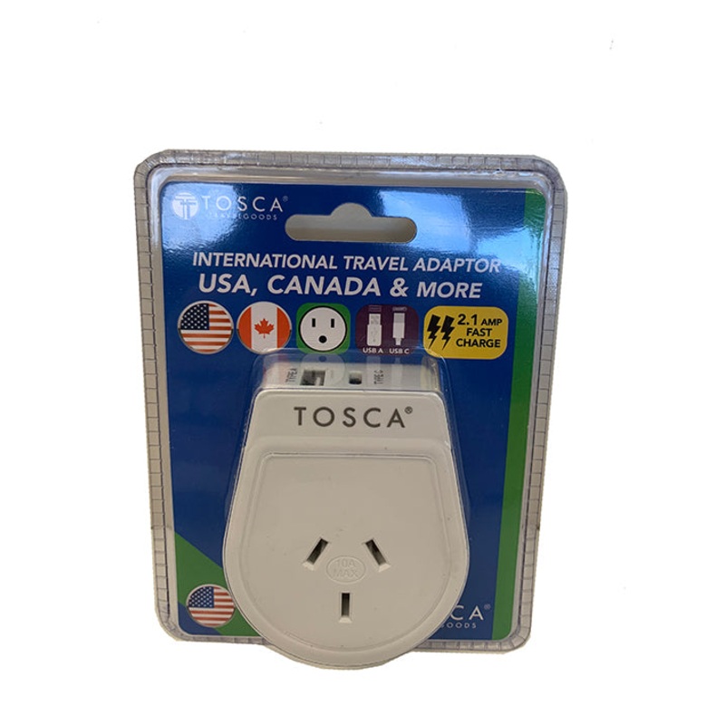 USB A+C & Power Adaptor for USA