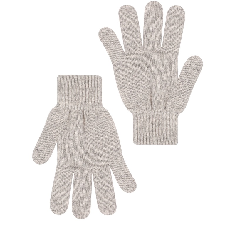 'Windermere' Foggy Cashmere & Merino Wool Gloves
