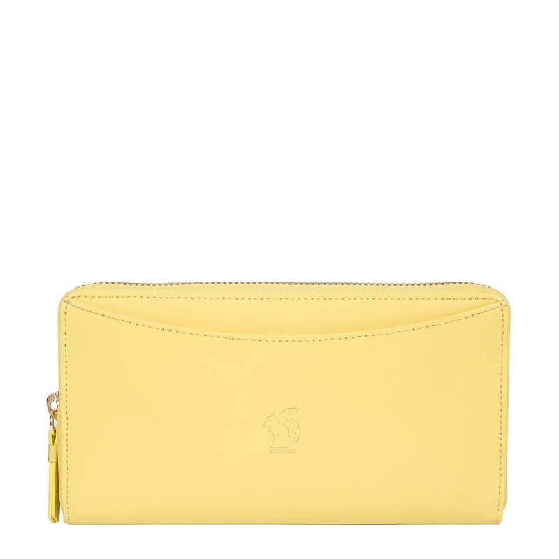 'Billie' Lemon Leather Purse