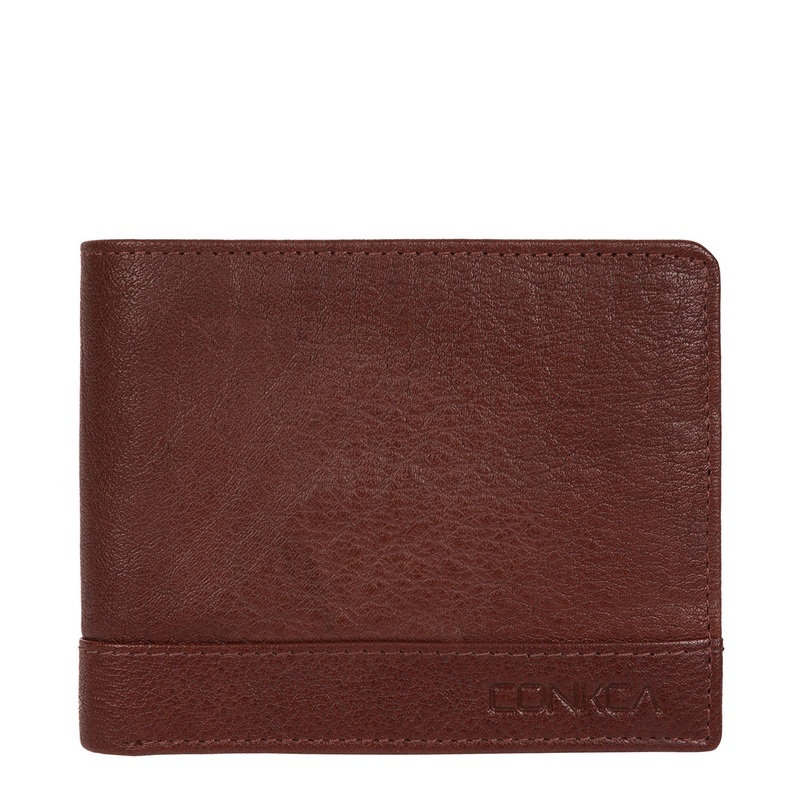 'Carter' Conker Brown Leather RFID Wallet