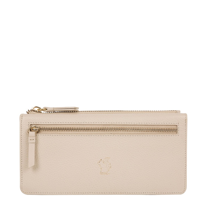'Daya' Fawn Leather Purse