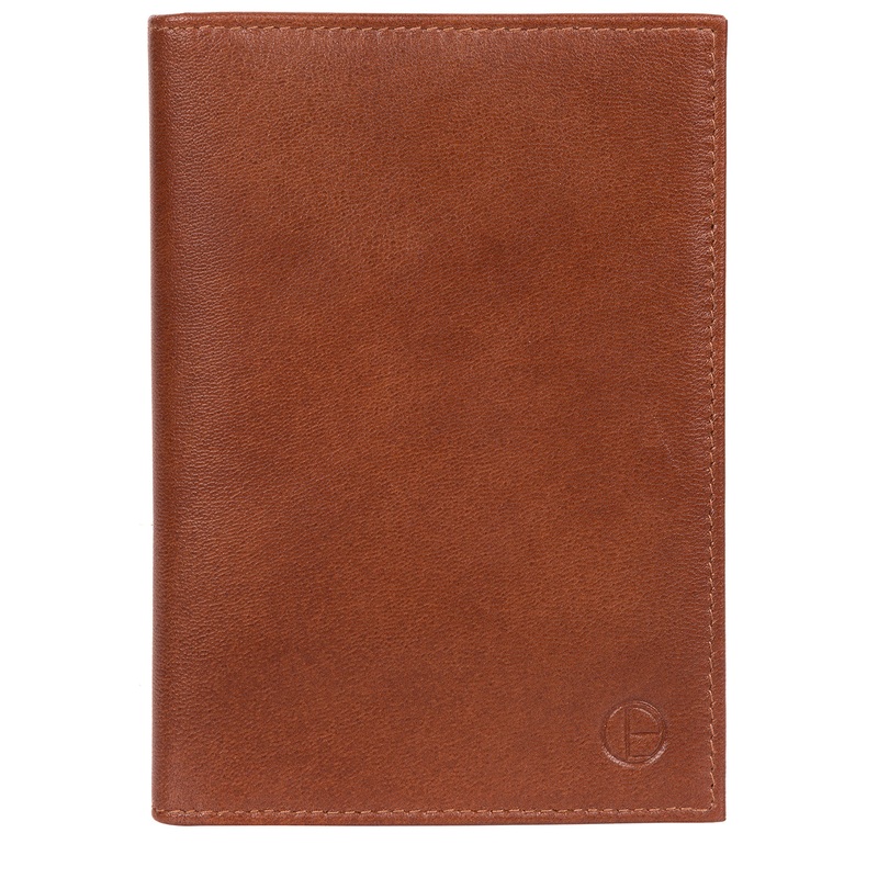 'Explore' Saddle Leather Passport Case