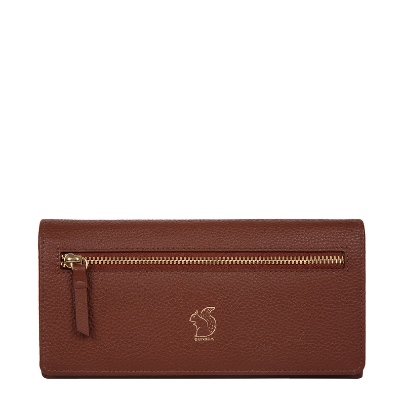 'Fenny' Chestnut Leather Purse