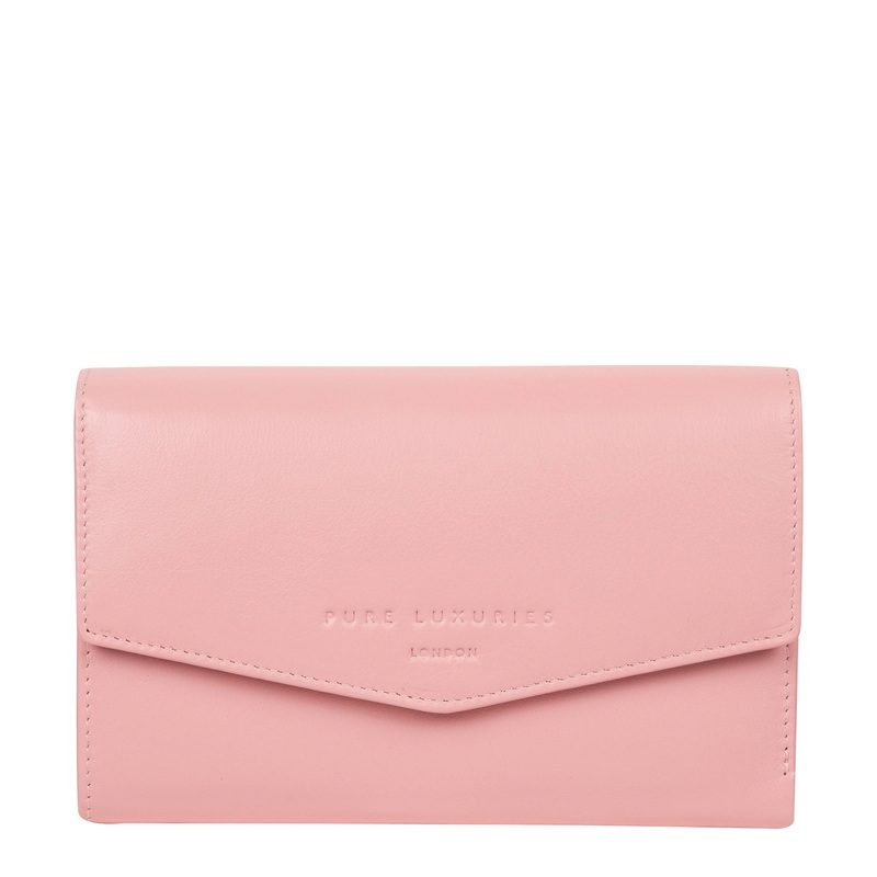 'Highgrove' Blossom Pink Leather Purse