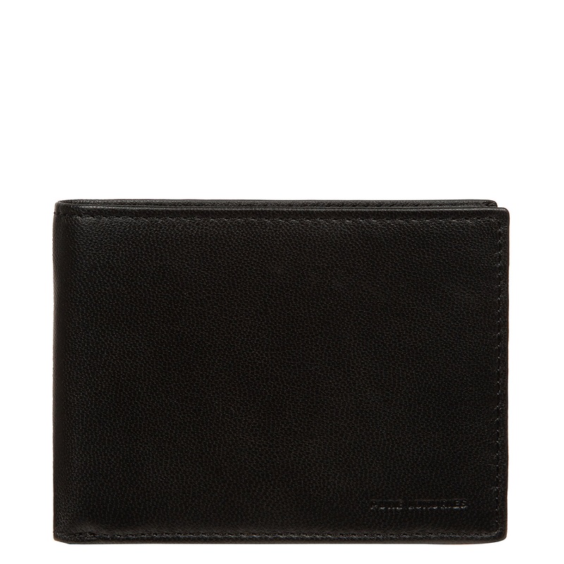 'Jack' Black Leather Wallet