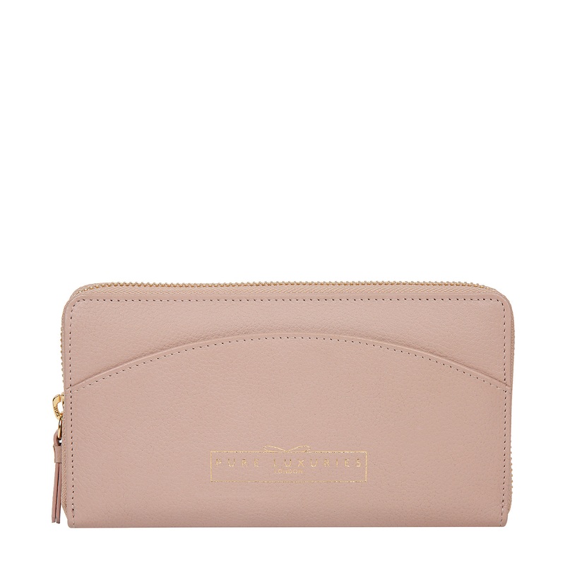 'Jenika' Blush Pink Leather Purse