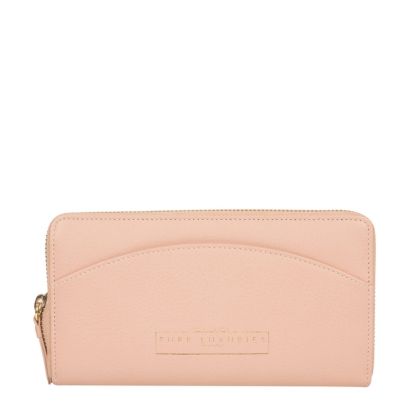 'Jenika' Pink Cloud Leather Purse