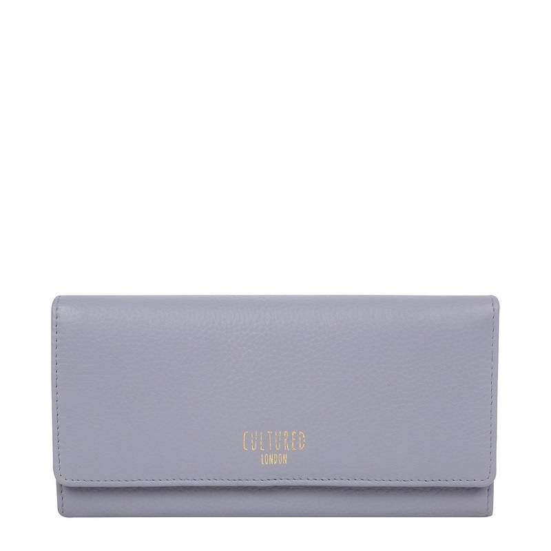 'Lorelei' Pale Blue Leather Purse