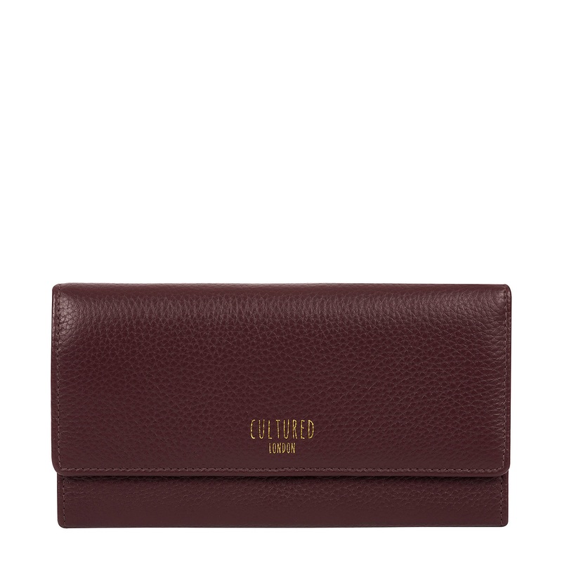 'Lorelei' Raisin Leather Purse