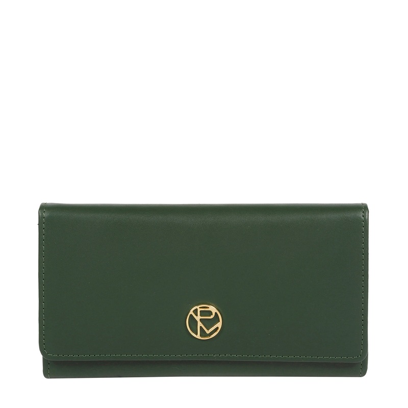 'Marseille' Evergreen Leather Purse