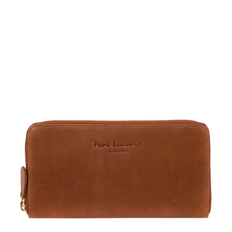 'Marylebone' Tan Leather Purse