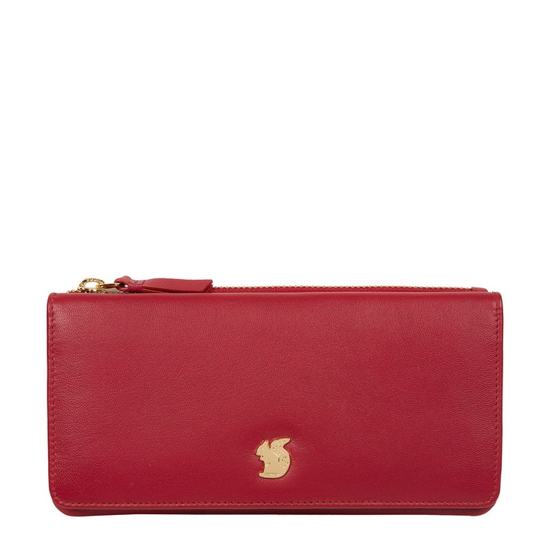 'Mavor' Red Leather Purse