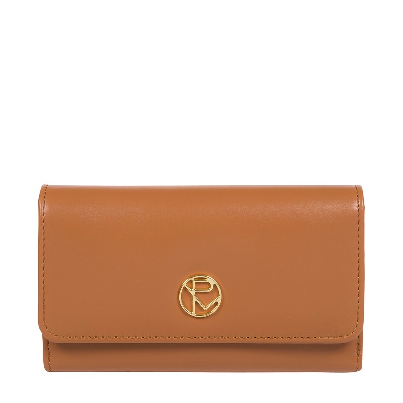 'Metz' Saddle Tan Leather Purse