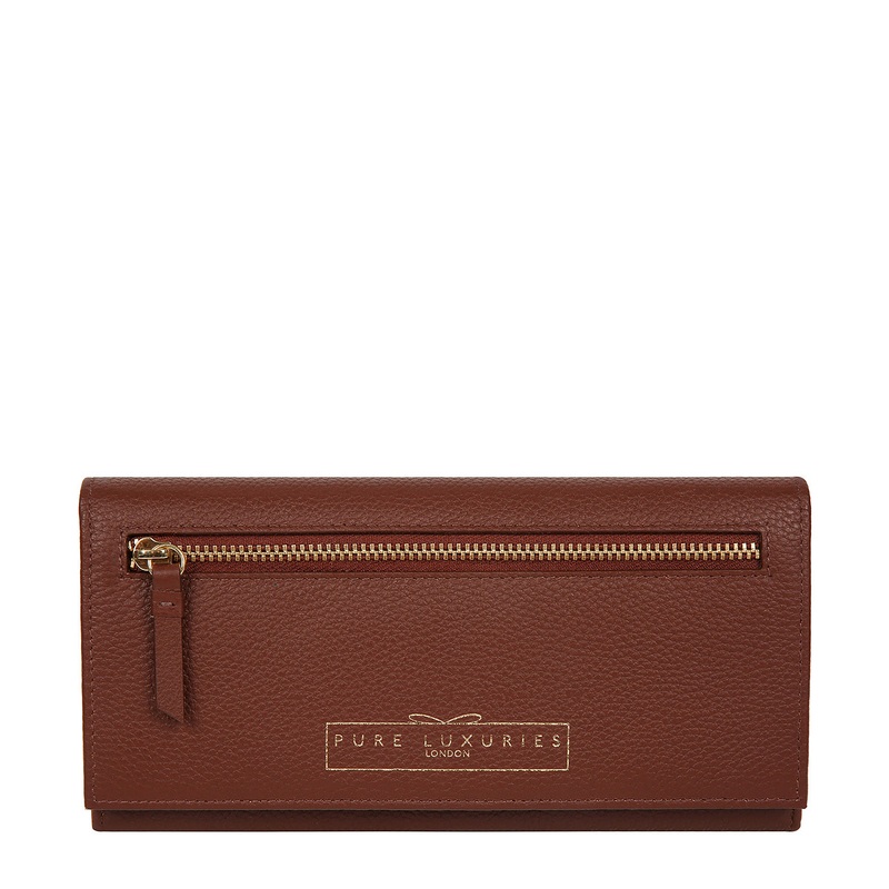 'Monika' Nut Leather Purse