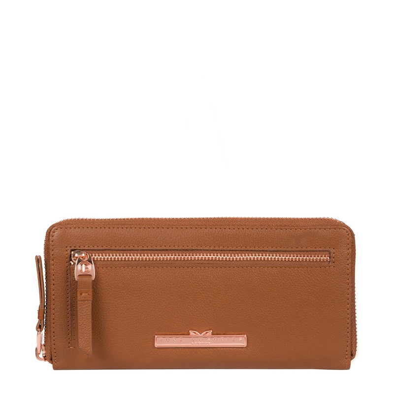'Starling' Tan Leather Purse