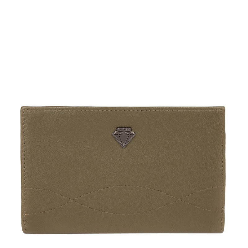 'Stow' Olive Leather Purse
