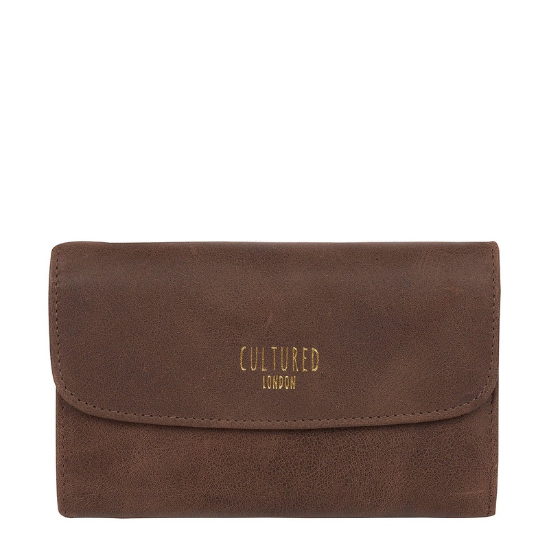 'Tatiana' Vintage Brown Leather Purse