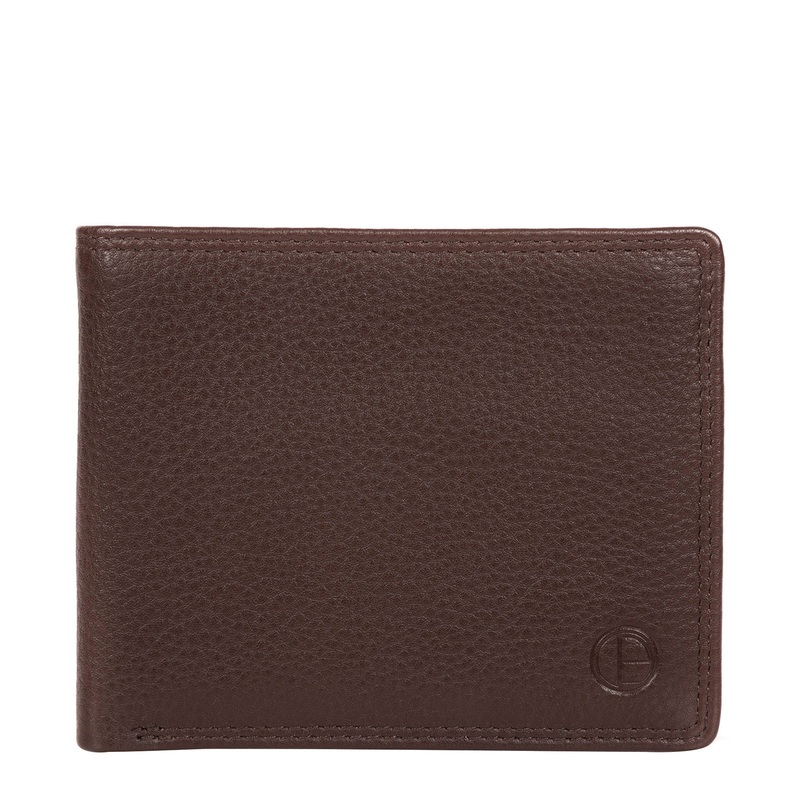 'Wellington' Brown Leather Bi-Fold Wallet