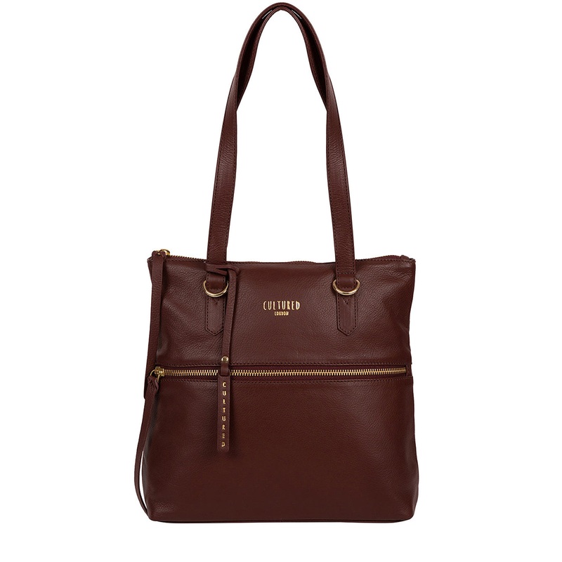 'Chesham' Rich Chestnut Leather Tote Bag
