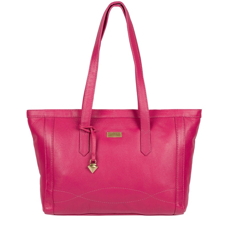 'Farah' Cabaret Leather Tote Bag