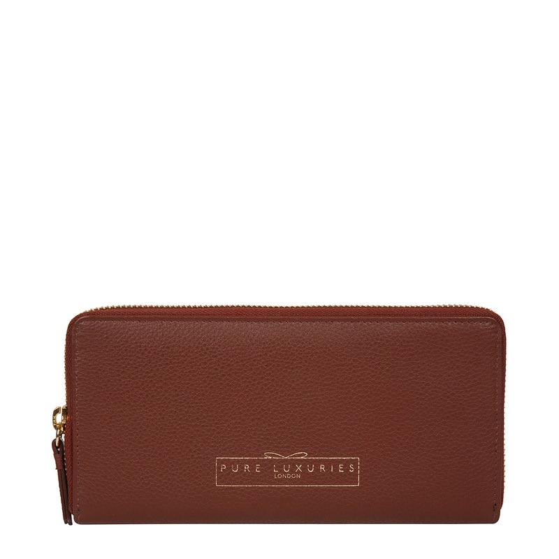 'Frieda' Nut Leather Purse