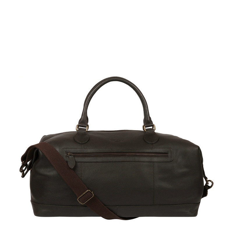 'Harbour' Brown Leather Holdall