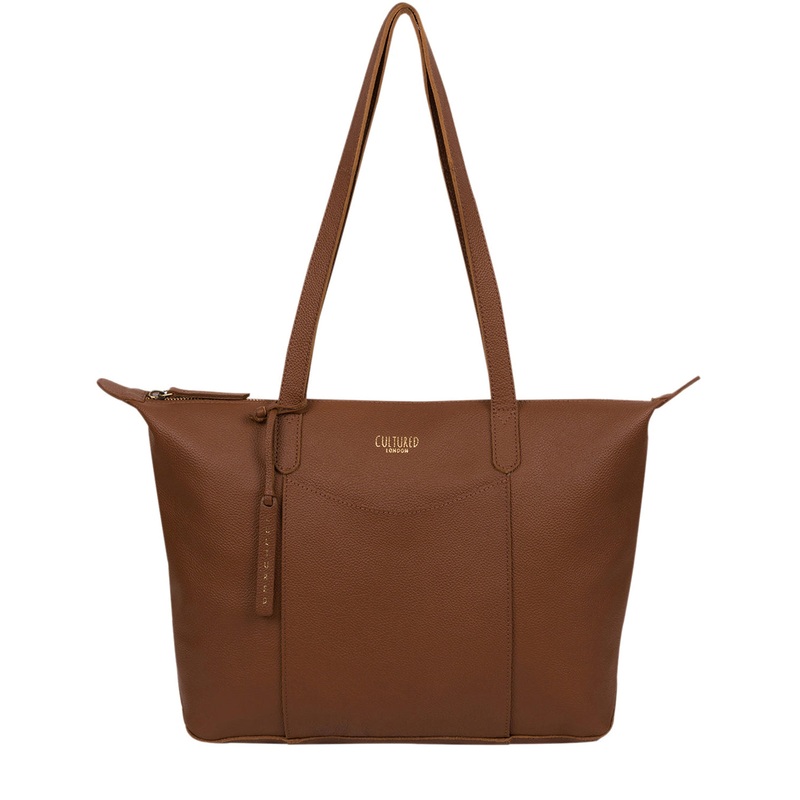'Hillingdon' Tan Leather Tote Bag