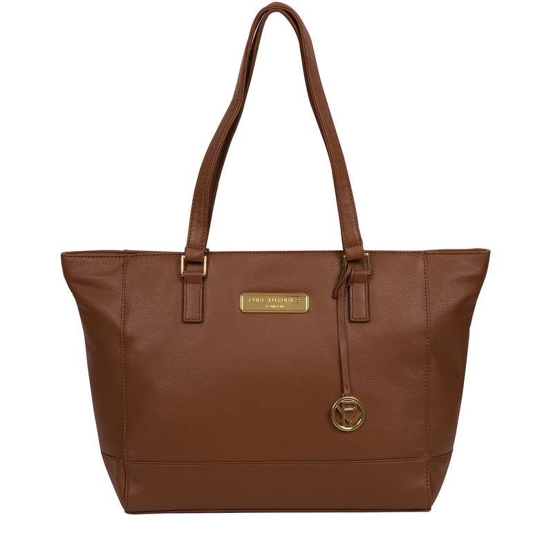 'Sophie' Tan Leather Tote Bag