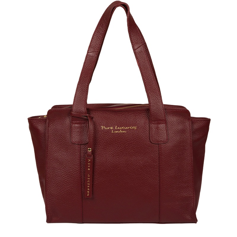 'Alexandra' Red Leather Handbag