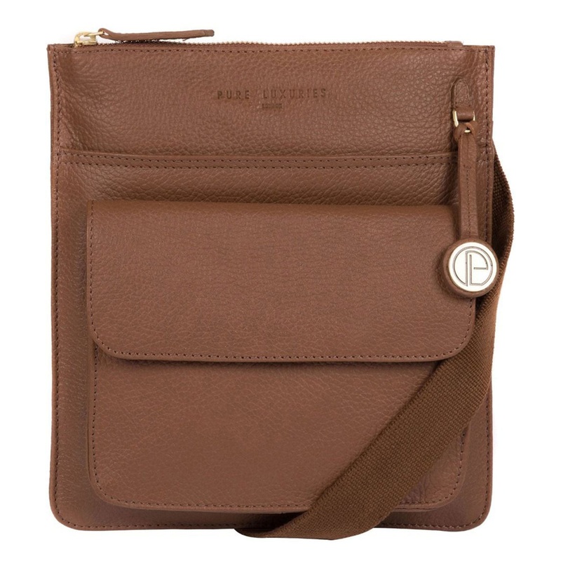'Jarrow' Dark Tan Leather Bag