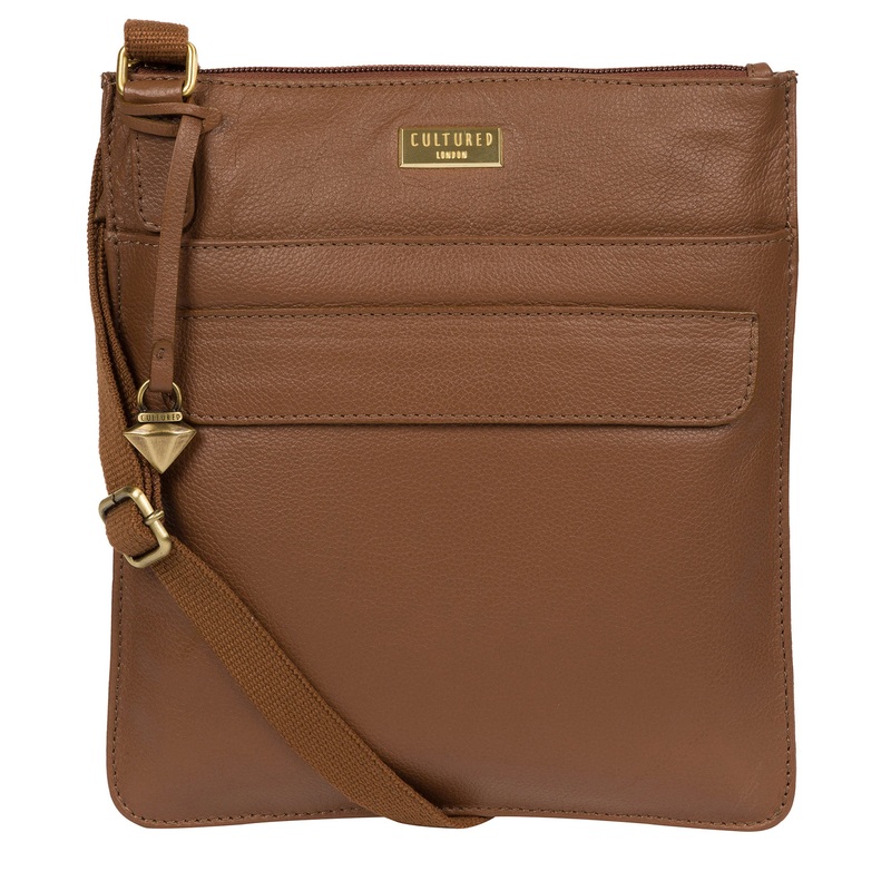 'Nevaeh' Tan Cross Body Bag